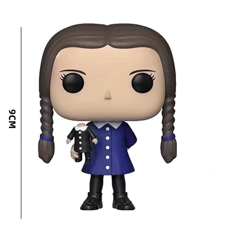 Funko POP Anime The Addams Family Action Figure PVC Rabu Addams811# 1309# 1310# 1311# Mainan Model Boneka Patung