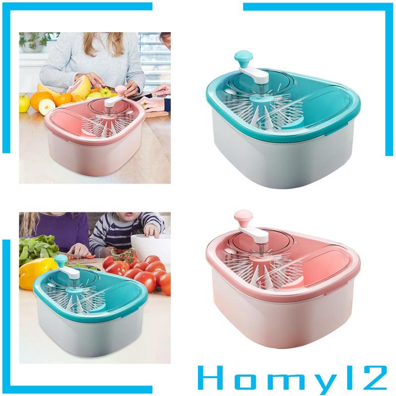 [HOMYL2] Drain Basket Self Draining Alas Anti Slip Pencuci Buah Untuk Sayuran Buah