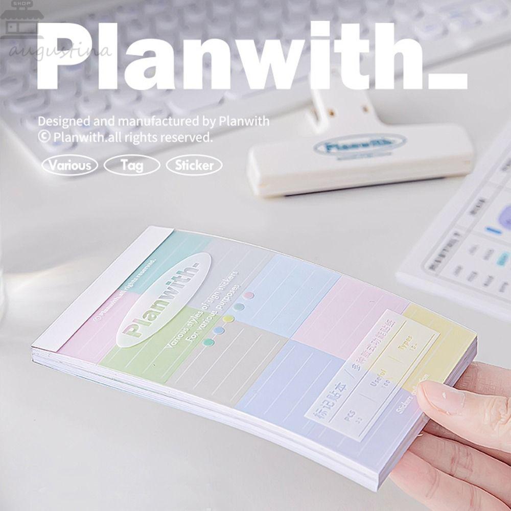 Agustinina Sticky Notes Kreatif Multifungsi Keypoints Marker Tagging Stiker DIY Craft Dekorasi To Do List Label Membaca Label