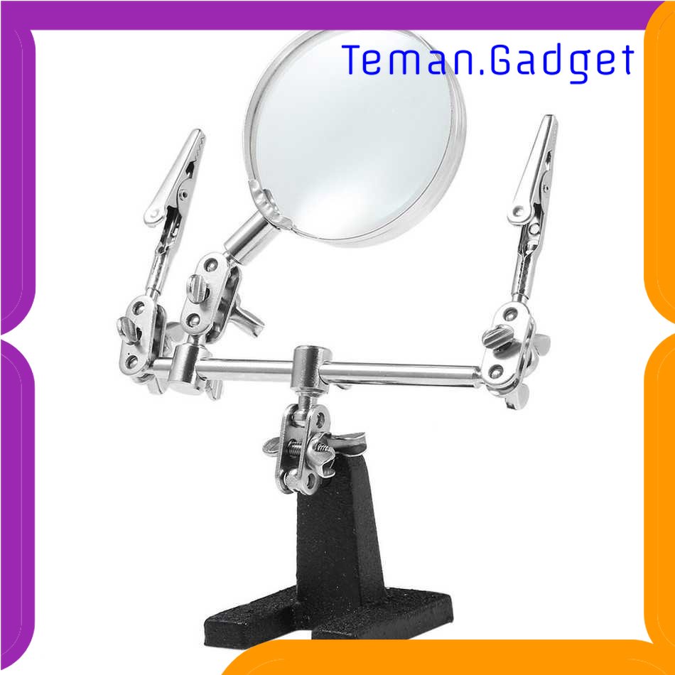 TG - ATK ZEAST Helping Hand Tool Kaca Pembesar dengan Penjepit - TE-805