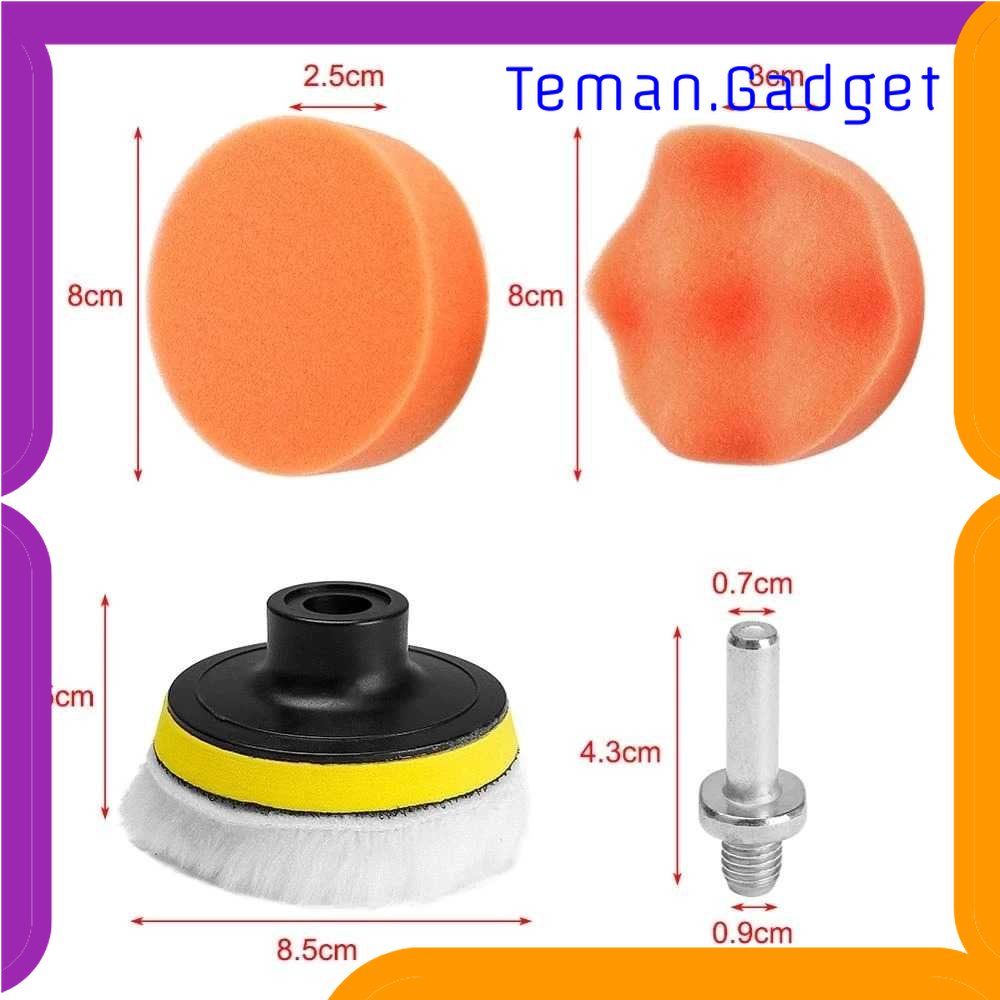 TG - OTO BOJECHER Pad Poles Bodi Mobil Wol Polishing Wheel 3 Inch 4 PCS - BJ69