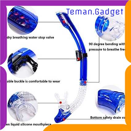 TG - OLR QYQ Kacamata Selam Scuba Diving Mask Snorkeling Goggles with Snorkel - 308