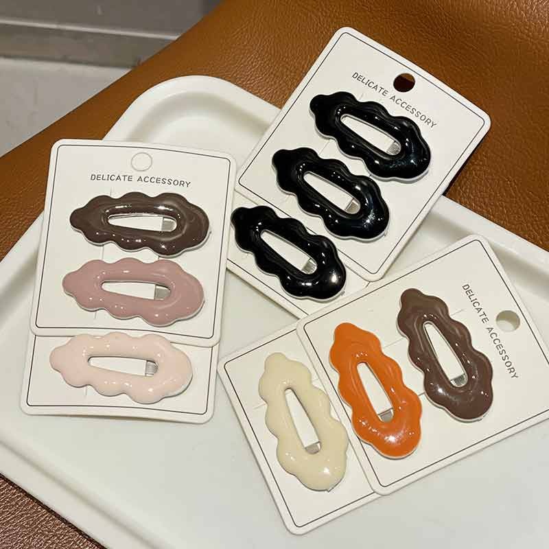 Ahellogirl Jepit Rambut Awan Warna Permen Untuk Wanita Gadis Lucu Bang Hairpin Hiasan Kepala