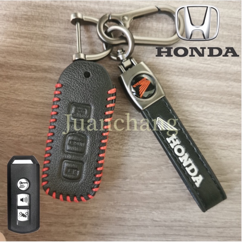 Case Kunci Mobil Bahan Kulit Dengan Gantungan Kunci Untuk Untuk Honda ADV150 PCX150 PCX125 SIPER SH125 PCX-150 Adv CUB C125 FORZA 300sarung Pelindung Penuh