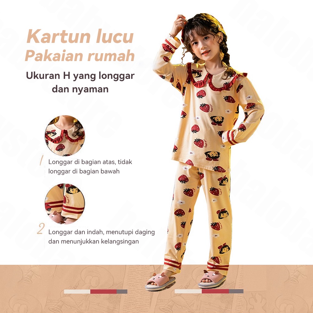 Halo Baby Piyama Setelan Baju tidur anak laki perempuan /Setelan panjang anak 1-9 tahun