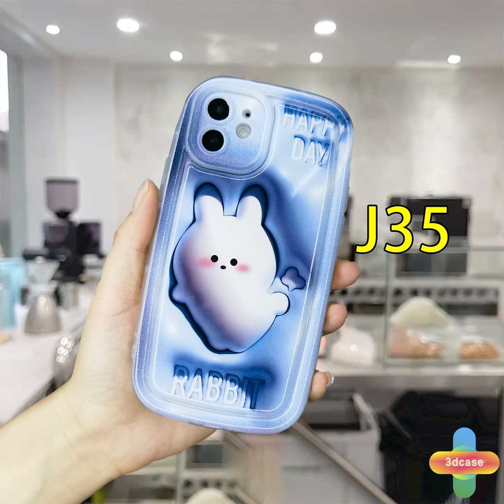 Case Samsung A14 A13 A22 A03S A23 A32 A52 A12 A04 A04S A03 A50 A02S A20 A50S A30S A52S A30 M12 M22 M32 A125 A14 LTE A13 Lie A037F F12 M04 M10S M02S A025 A205 A305 F02S Y22S Y20I Y12S Y17 Y15 Lucky Rabbit Camera Lens Protection Soap Case