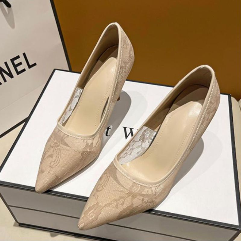 Sepatu Heels Wanita Import GALATE Slip On 23298