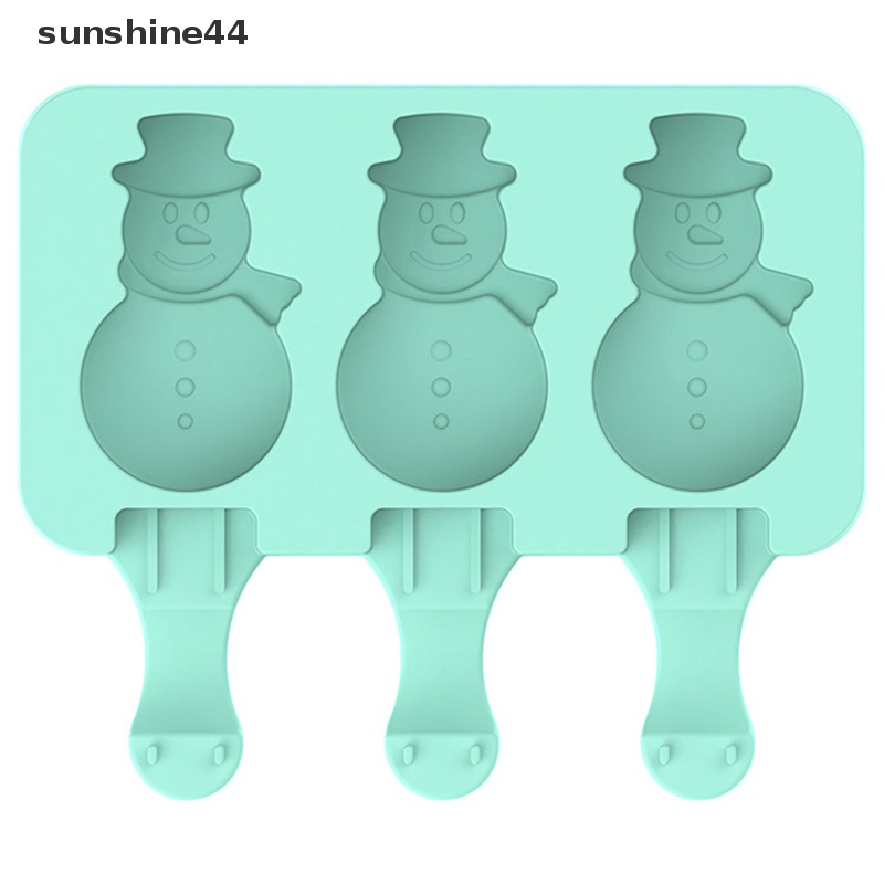 Sunshine Kartun Cetakan Es Krim Silikon Popsicle Molds Reusable Mould Summer Party Kids ID