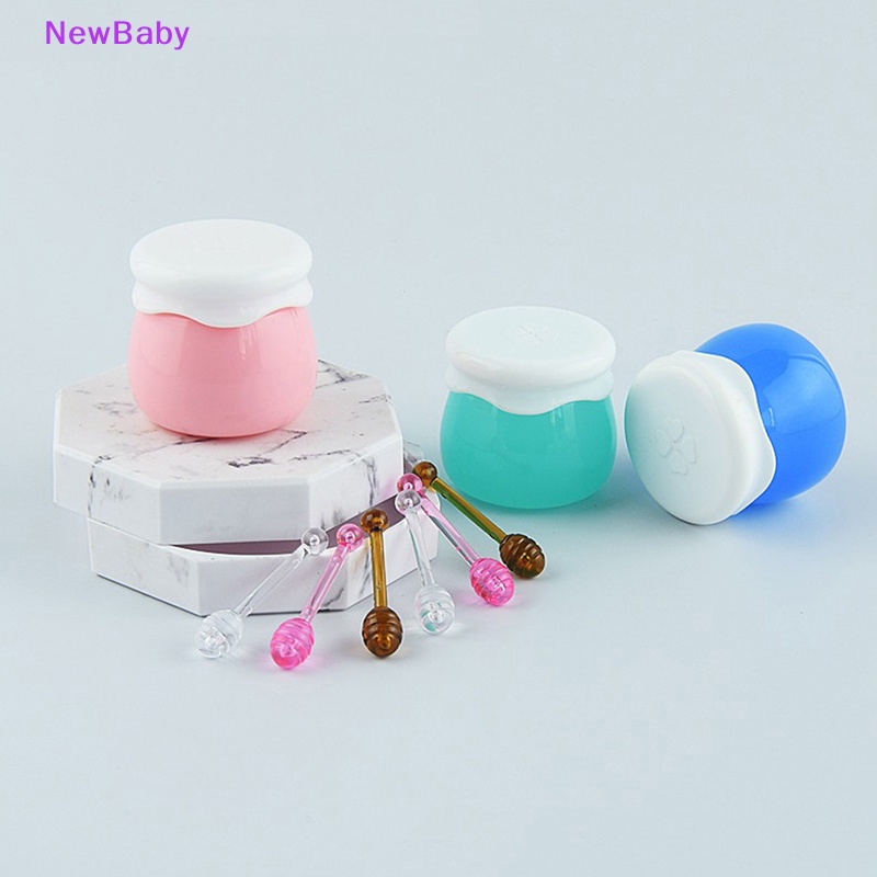 Newbaby 10PCS Gayung Plastik Untuk Madu Pot Jar Tongkat Stick Vintage Sarang Lebah Sendok Gadget ID