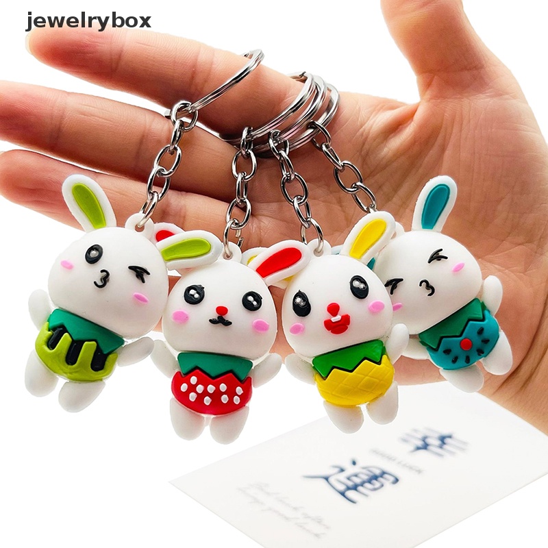 [jewelrybox] 1pcs Kreatif Kartun Buah Kelinci Gantungan Kunci Boneka Tas Gantung Dekorasi Mainan Hadiah Butik