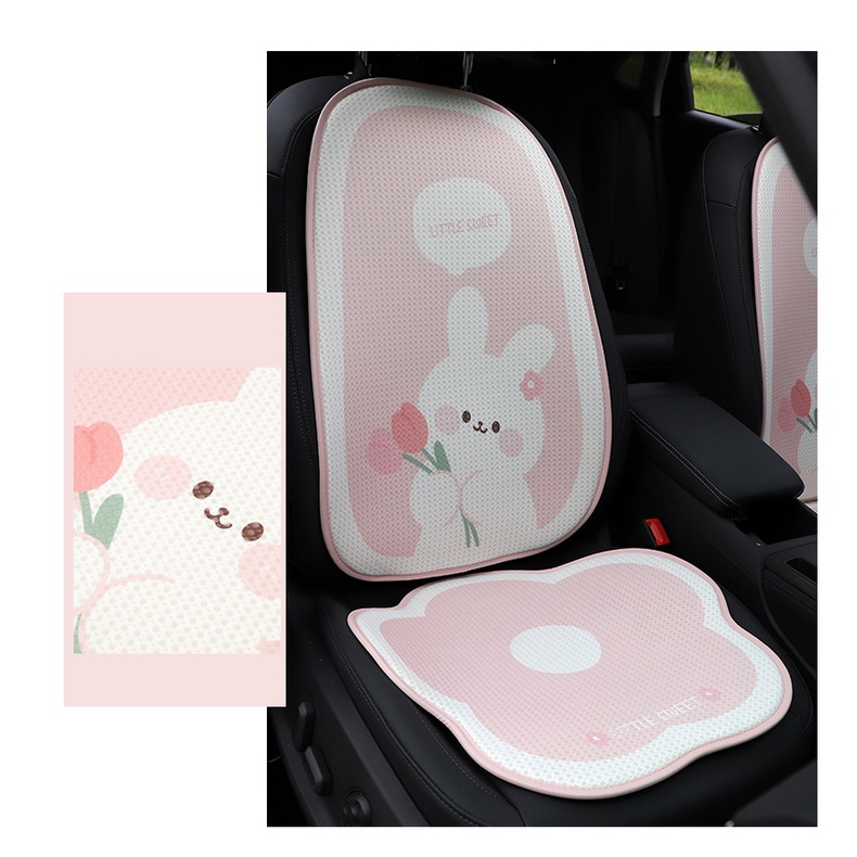 Bantal Kursi Kelinci Lucu Mobil Untuk Segala Musim, Bantal Kursi Kartun Hewan Mobil