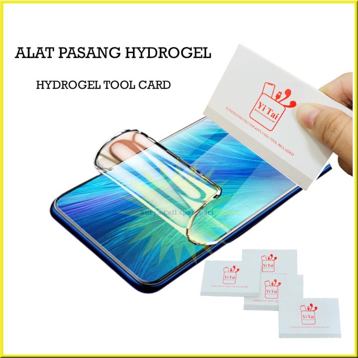 Alat Pasang Hydrogel - Hydrogel Screen Protector Tool Card