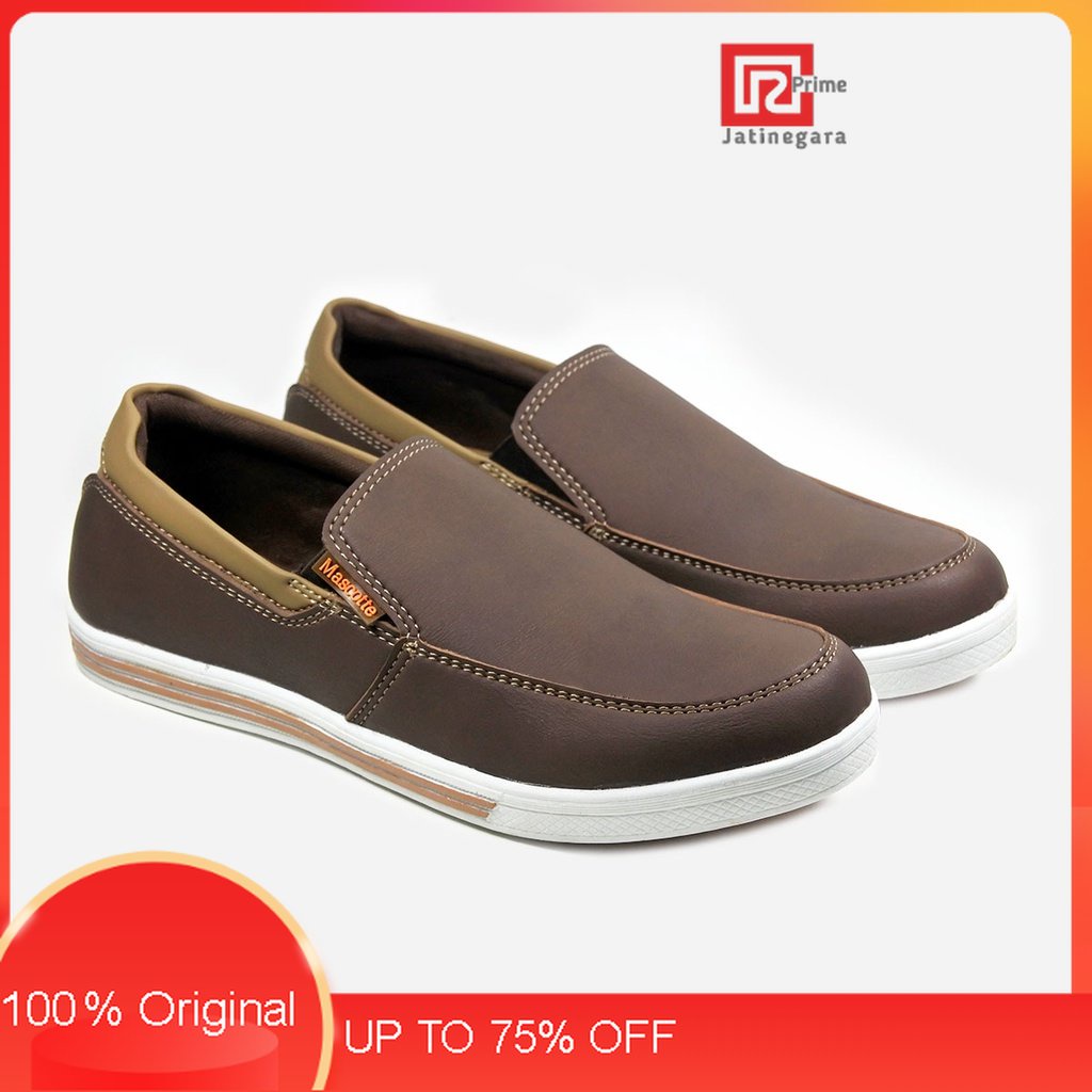 Mascotte SAFWAN | Sepatu Slip On Pria 993.104 [Coklat]RAMAYANA JAKTIM