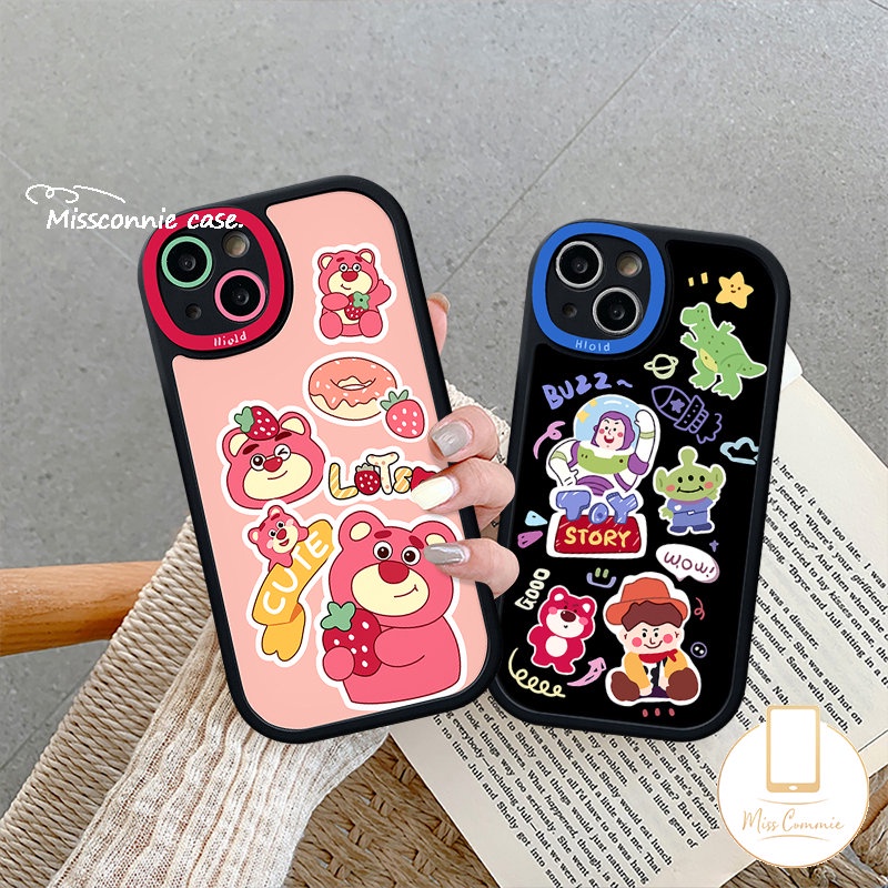 Case Alien Toy Story Kartun Untuk Redmi A1 9 10A 12C 10 10C 9A 9T 9C Redmi Note10 8 9 11 10s 11s 10 9s 9 11 Pro+POCO F4 X3 NFC Pro M3 Mi 11T 12beruang Strawberry Sarung Lembut Manyo