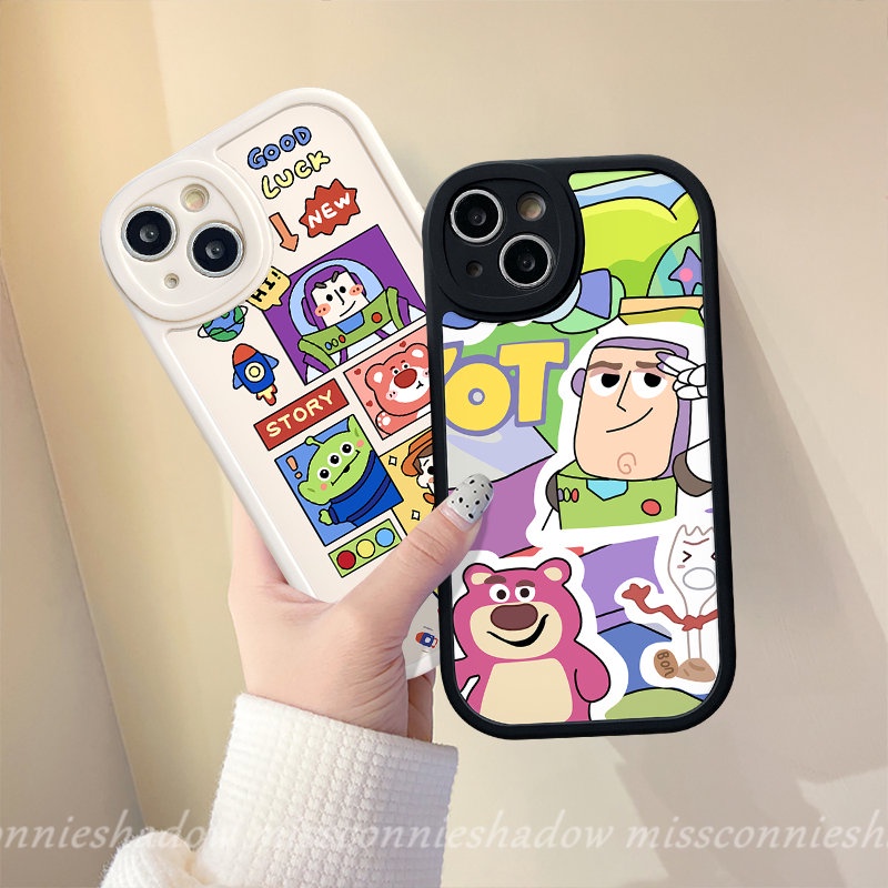 Casing Toy Story Lucu Untuk Infinix Hot11 10T 10s 11s 10 9 Play Hot 10 Lite 10T 10s 11 11s Smart6 5 Note8 Kartun Permen Lovely Manyo Shockproof Soft Case