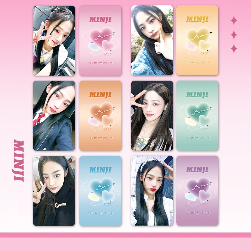 6pcs /set NJ Indah Photocards Lomo Kartu Kpop Postcards NJ Collection