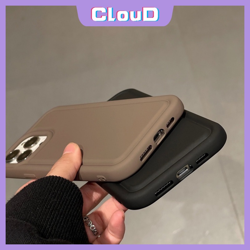 Case Untuk Samsung A14 A52 A30 A50s A71 A50 A04 A22 A11 A31 A12 A53 A04E A20 A03s A04s A21s A02s A13 A32 A52s A51 A23 A03 A30s M32 Menebal Lembut Matte Mewah Warna Solid Airbag Cover