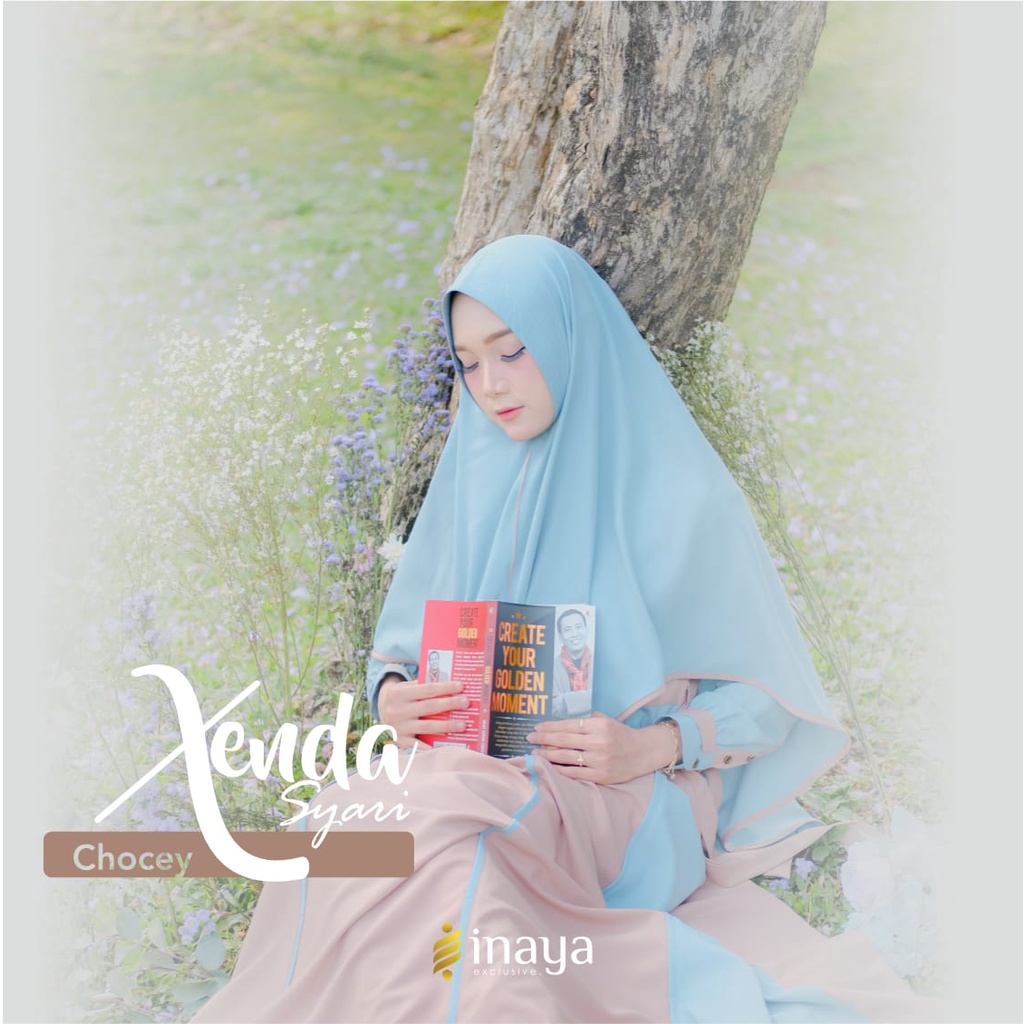 Gamis Dewasa Xenda Dress Set Khimar by Inayalesy