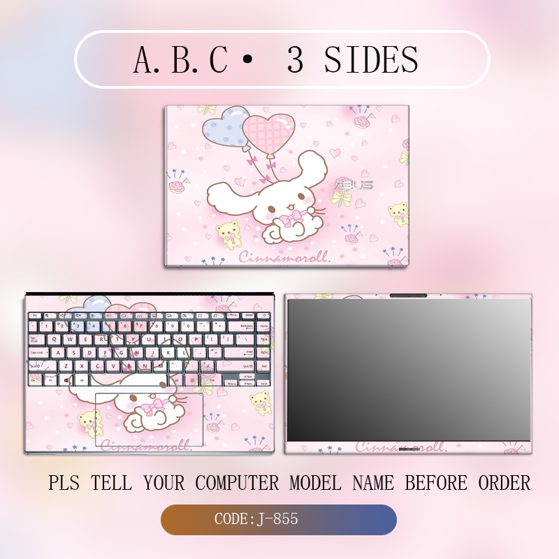 Film Pelindung for ASUS VIVOBOOK 16x1603z Stiker Komputer VIVOBOOK 14ux3402z Laptop Film VIVOBOOK 15x1502z Cover Pelindung K6400Z Set Lengkap