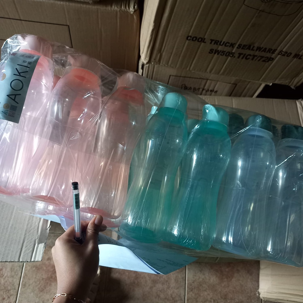 Botol Polos 800 ML Aoki Neon - TP / Botol Air Minum Anak Sekolah Kerja dan Olahraga