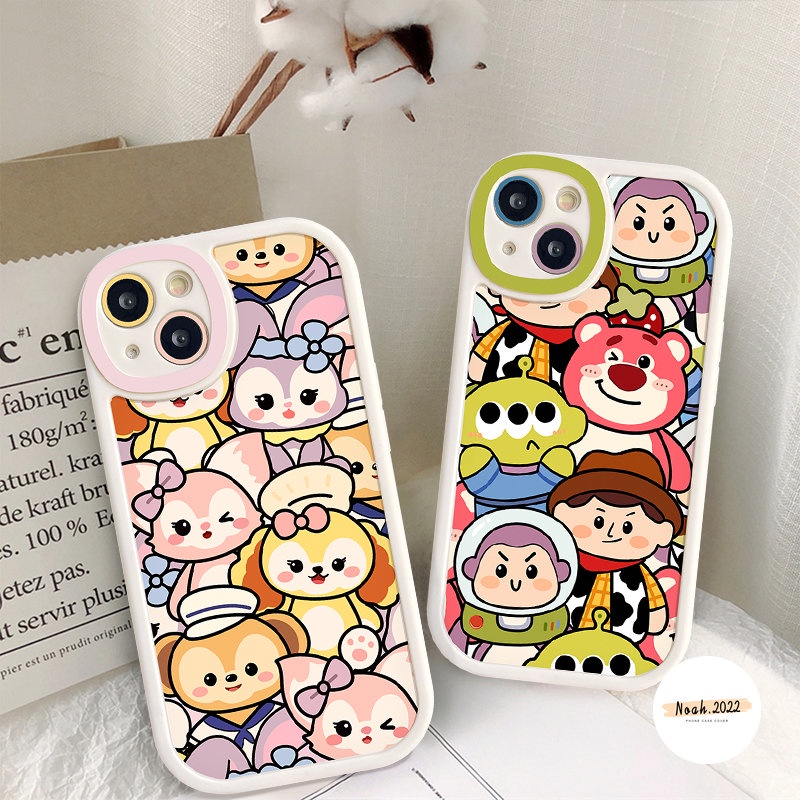 Mainan Stoty Soft Case Untuk Realme C12 C25 C35 C55 C31 C11 C25s C15 C30 C25Y C17 C21 C21Y C20 C3 C20A 8 Pro 6 6i 7i 8i 10 Pro 5i 10Pro+9i 5 GT Lucu Disney StellaLou Kitty Manyo Sarung