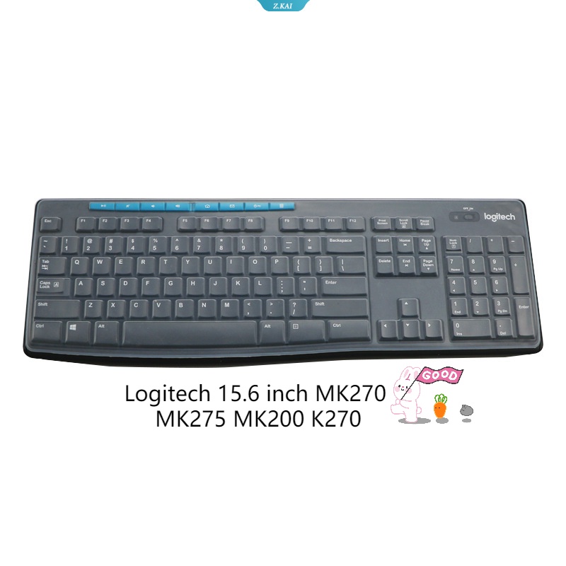 New TPU Keyboard Komputer Silikon Transparan Dengan Film Pelindung Debu Untuk Logitech 15.6 Inch MK270 MK275 MK200 K270 Film Keyboard Komputer Kulit Pelindung [ZK]