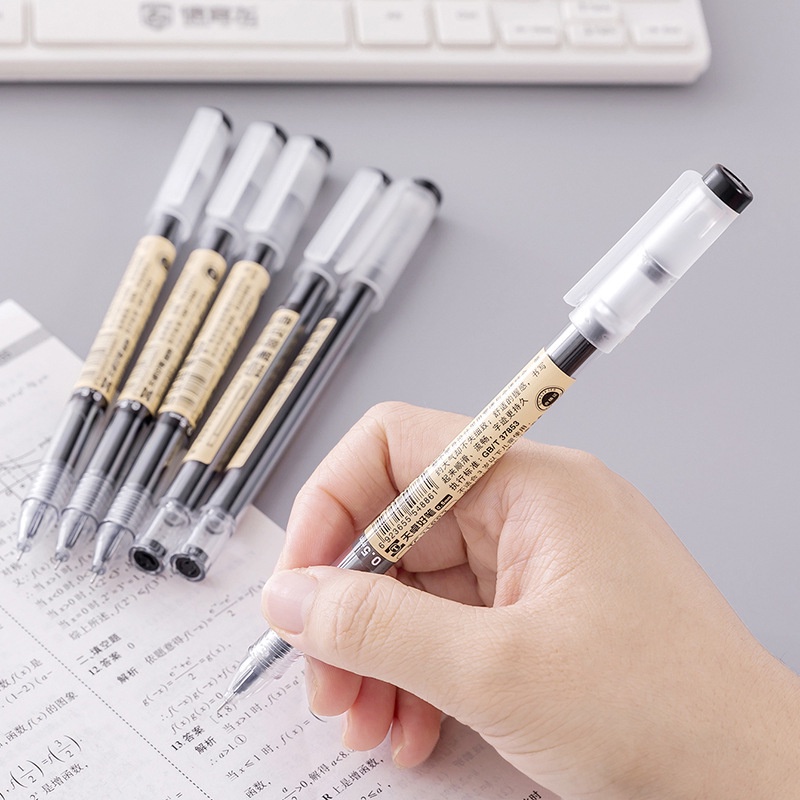 Bolpoin Ultrafine Klasik 0.35/0.5mm/latihan Menulis Siswa Halus Tahan Lama Ujian Pensil Alat Tulis