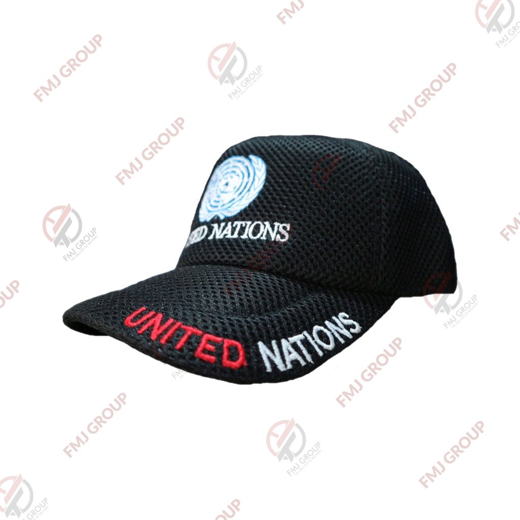 Topi Doublemesh PBB UN Topi Unifil Garuda Contingent United Nation Baseball Hat Mesh