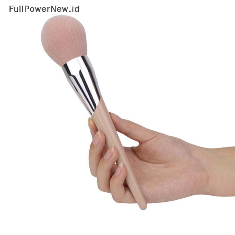 Power Alat Makeup Lembut Flat Foundation Face Blush Bedak Contour Brush Kosmetik ID