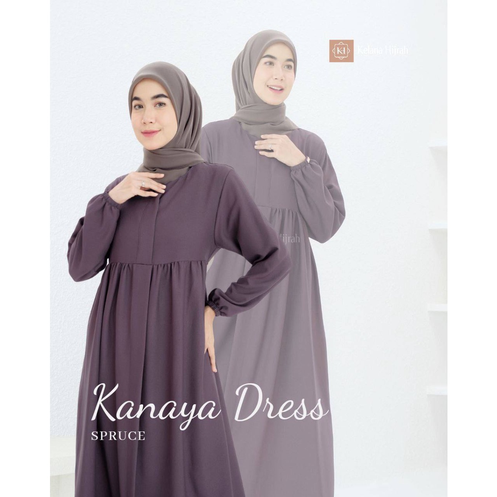 Gamis Dewasa Dress Syar i Kanaya Dress By Kelana Hijrah