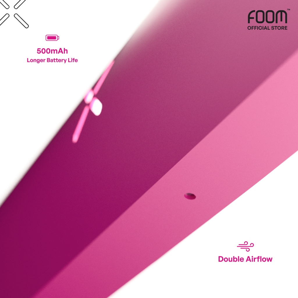 POD X FOOM Hot Pink Bundling - Bubble Gum Capsule ( Free Lanyard)