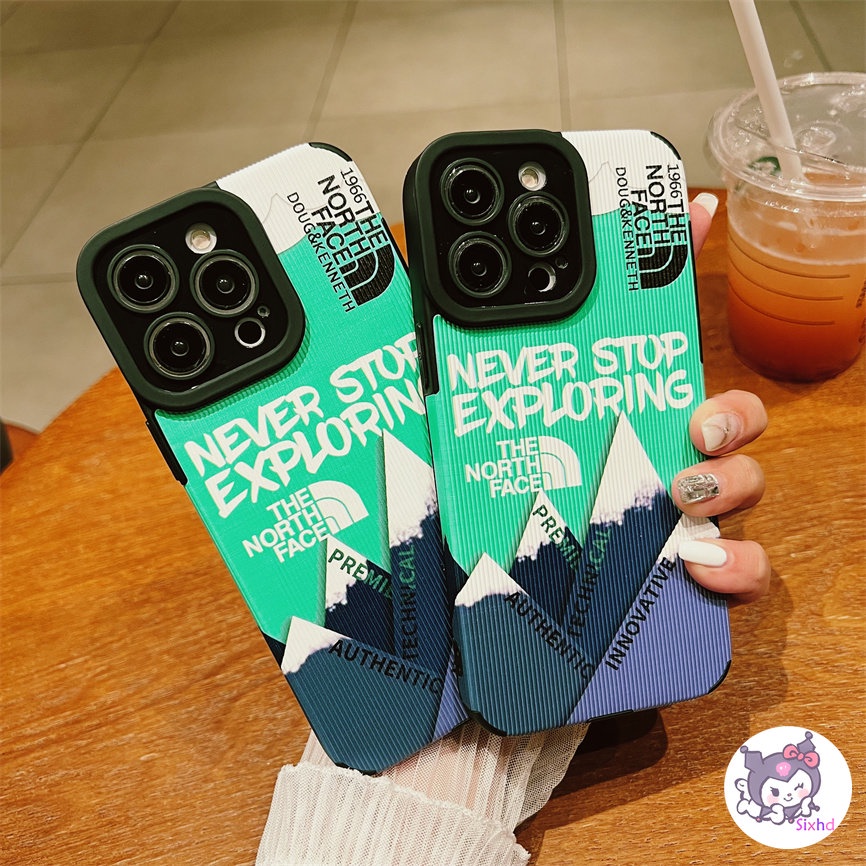 IPHONE Kompatibel Untuk Iphone14 13 12 11 Pro Max SE 2020 X Xr Xs Max8 7 Plus Fashion Snowy Peak Mountain Shockproof Protection Phone Case Soft Silicon Cover XJJJJ