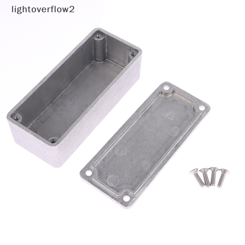 [lightoverflow2] 1pc Silver Aluminium Enclosure Case 1590A Kotak Proyek Elektronik Mini [ID]