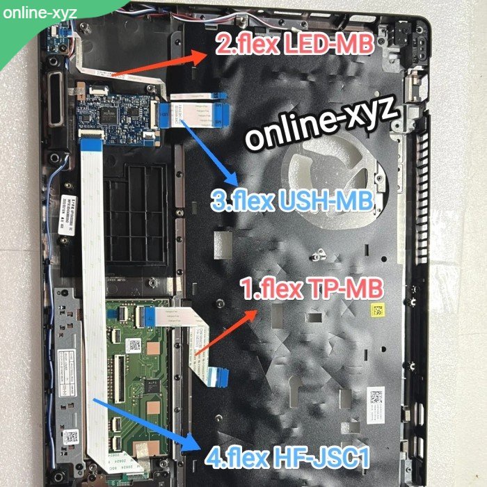 kabel flexible Touchpad Led status indikator board DELL Precision 3510 3520 3530