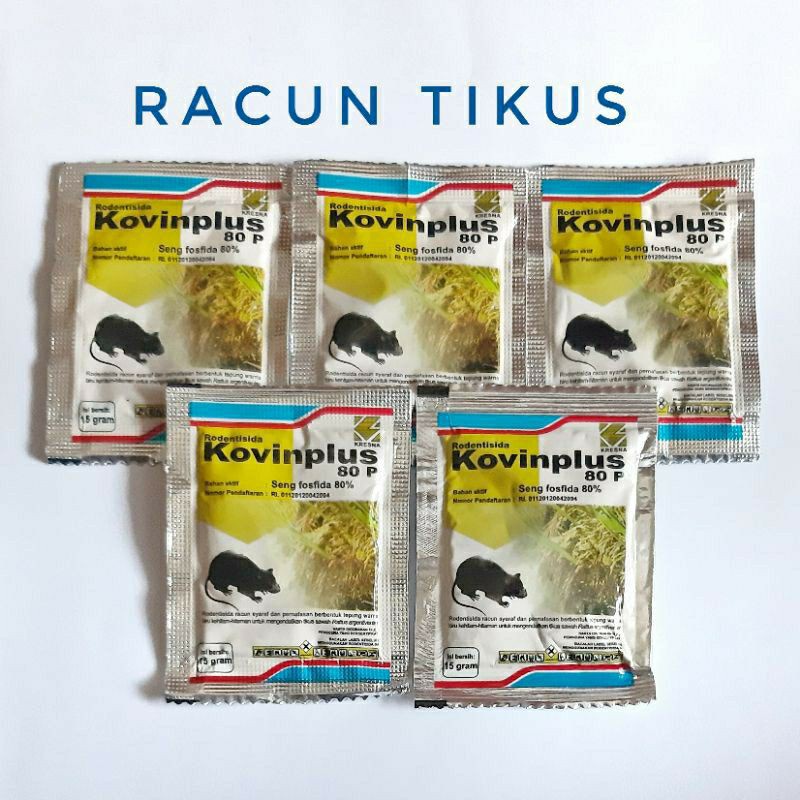 Racun Tikus Konviplus 80WP kemasan 15gr Original