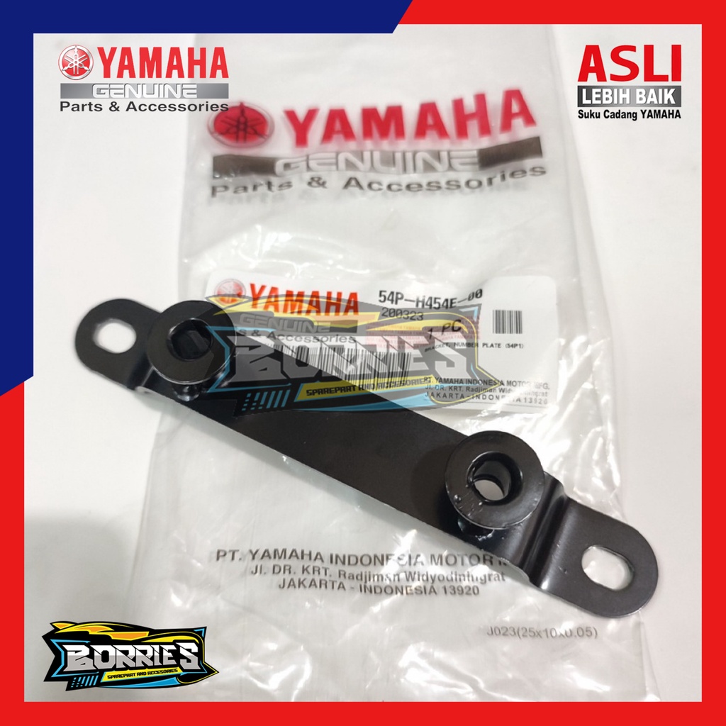 Bracket number plate dudukan plat nomor MIO J MIO GT SOUL GT 115 54P-H454E-00 asli original Yamaha Y