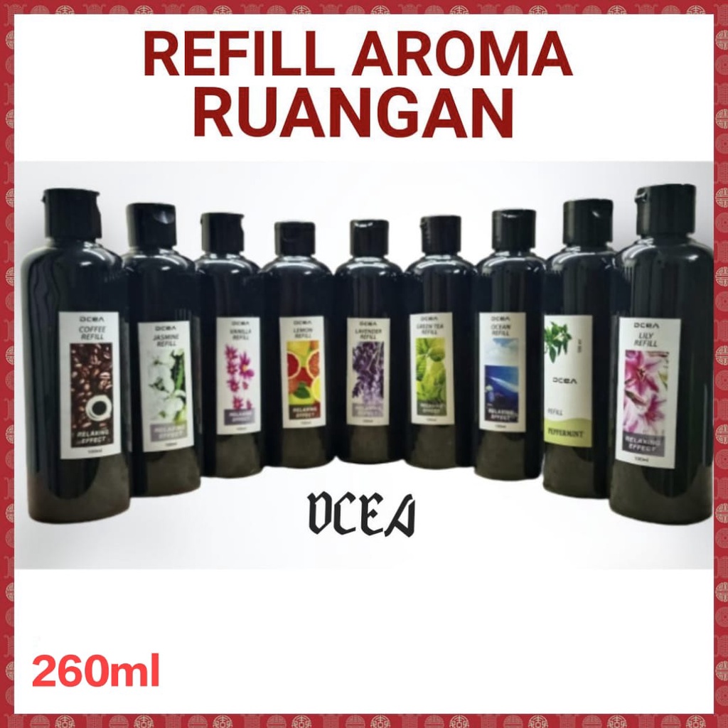 Refill Premium 260ml Aroma Reed Difuser Pengharum Ruangan Cair Harga Termurah Pewangi