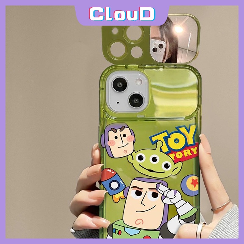 Untuk Vivo Y12i Y11 Y15 Y12s Y20A Y20G Y17 Y20 Y1S Y12A Y30G Y12 Y20i Y11s Y91C Y20s G Cute Toy Story Strawberry Bear Manyo Flip Make Up Mirror Soft Case Dengan Gelang Boneka 3D