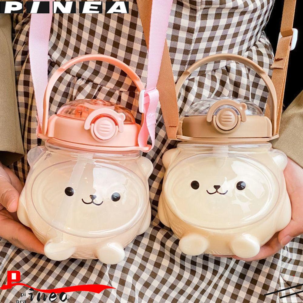 Botol Air Minum Nanas 1000ml Kartun Portabel Backpack Kettle Kapasitas Besar