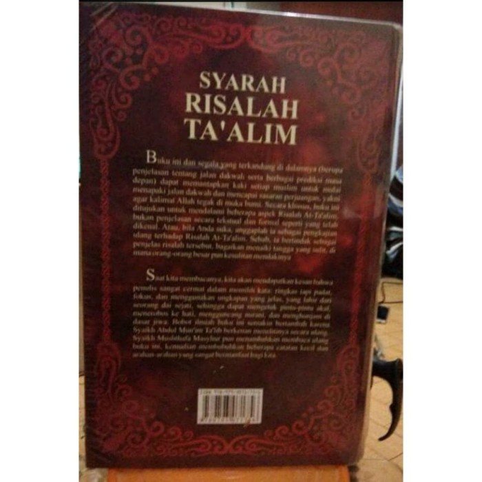 Buku Syarah Risalah Ta'alim Hard Cover - Al Itishom