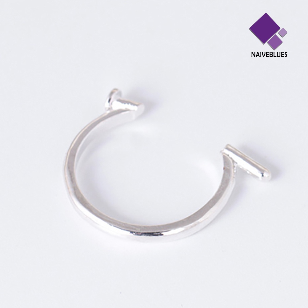 < Naiveblues > Kreatif Unisex Kuku Yang Dapat Disesuaikan Mengerikan Cincin Jari Pesta Halloween