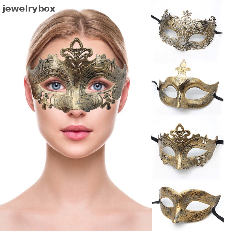 [jewelrybox] 1pc Masker Masquerade Topeng Pesta Kostum Halloween Wanita Pria Fancy Dress Butik