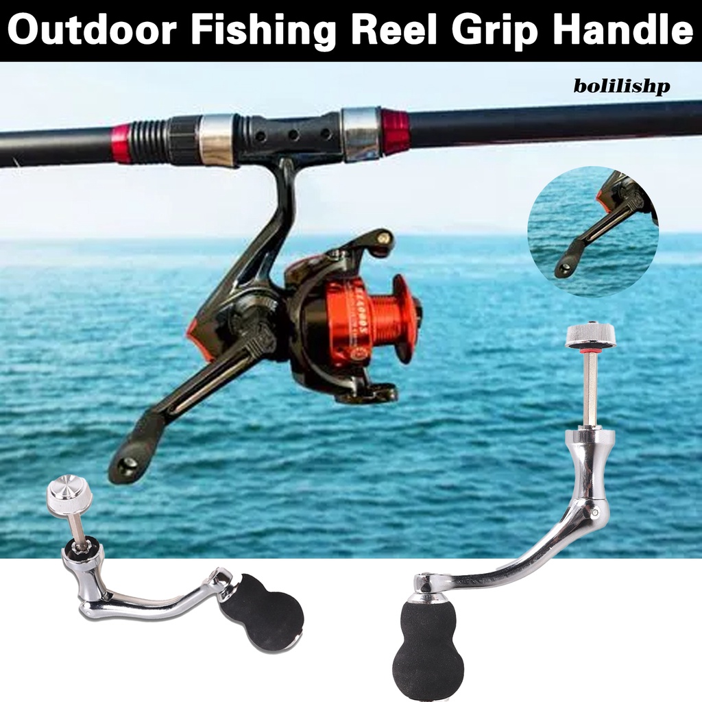 Bo-fishing Rocker Anti-Oksidasi Non-slip Nyaman Grip Stabilitas Tinggi Angling Metal Fishing Reel Modifikasi Rocker Memancing Luar Ruangan