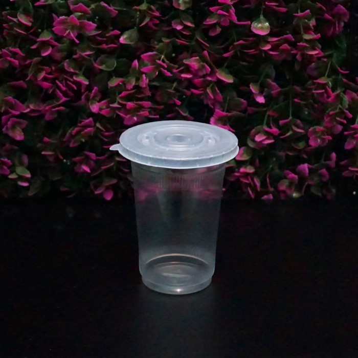 Gelas Plastik 10 Oz 12 Oz 14 Oz 16 Oz - Gelas Jus Kopi Ice Cup Teh