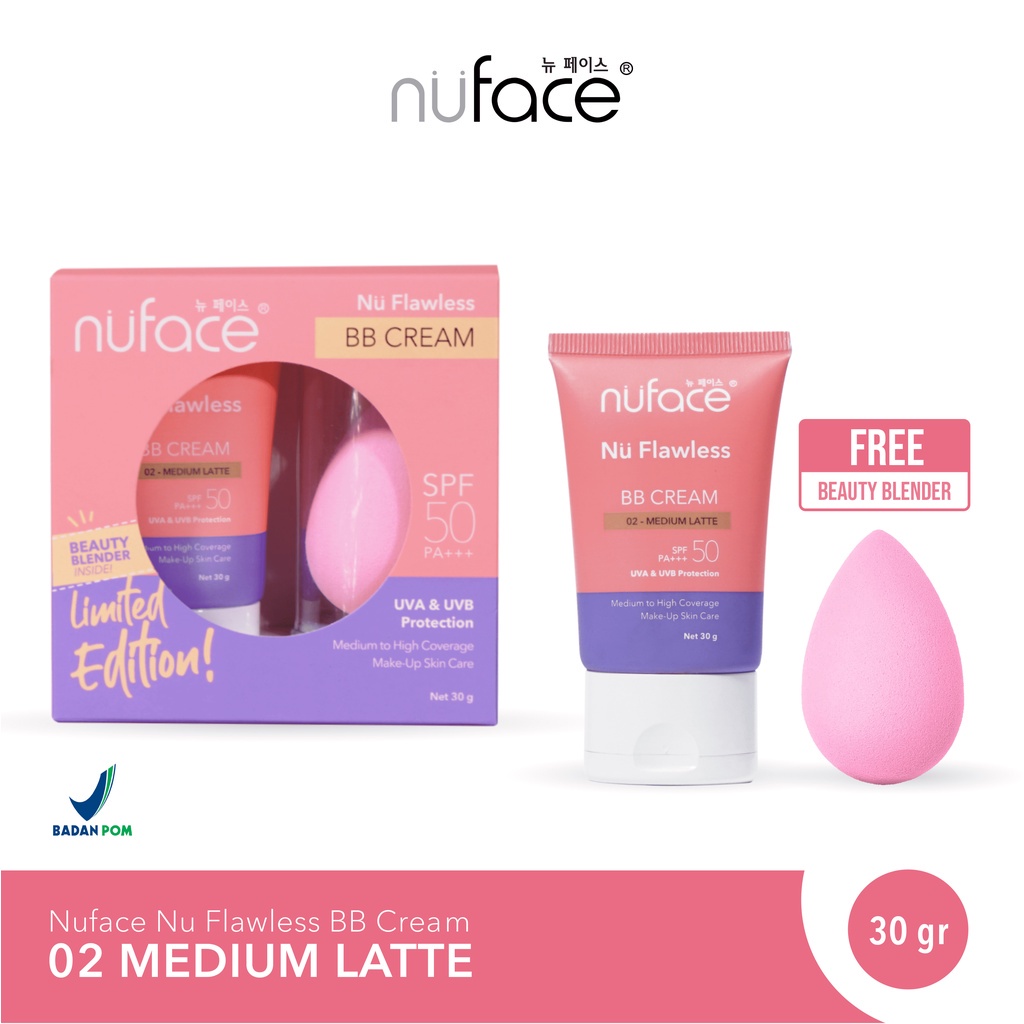 Nuface Nu Flawless BB Cream Package