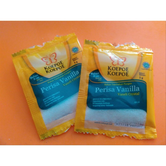 

Koepoe - Koepoe Perisa Vanilla Sachet Vanili Crystal 2gr Koepoe Koepoe Bubuk Vanilli 2 gr