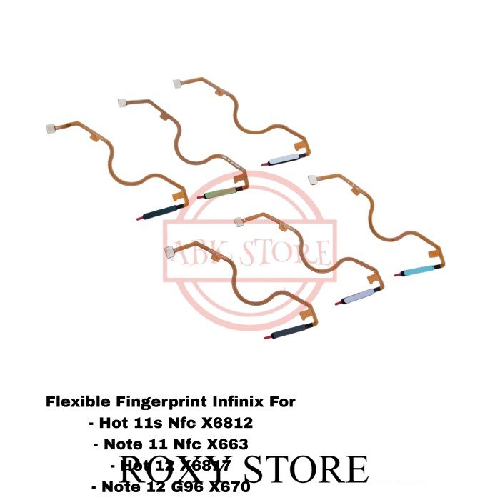 FLEXIBLE FINGERPRINT SIDIK JARI INFINIX NOTE 11 / 12 / HOT 11S NFC /12