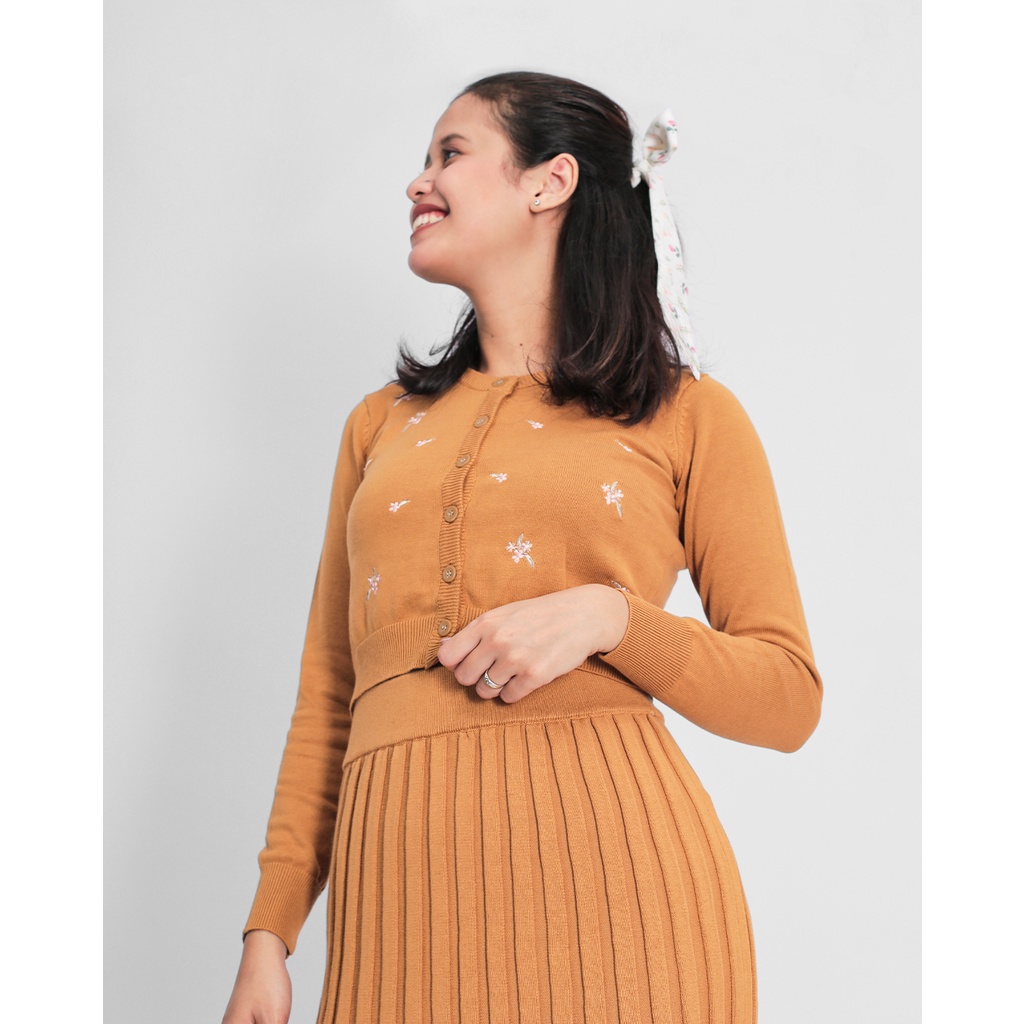 Fleuria Cardigan Caramel