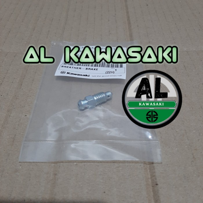 baut nepel pembuangan angin kaliper caliper ninja r ss rr original Kawasaki