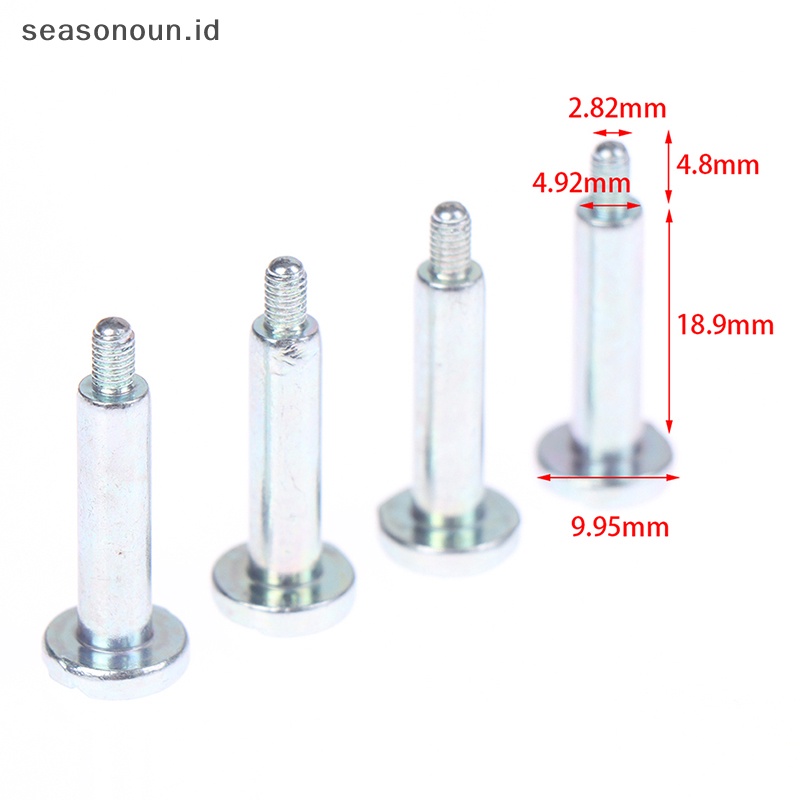 Seasonoun 2Pcs PS5 Console Stand Holder Sekrup Bawah Untuk Bagian Perbaikan Stand Konsol PS5.